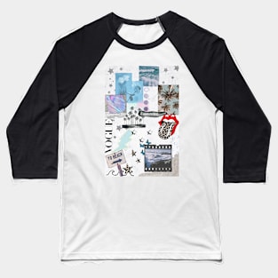 beach collage Baseball T-Shirt